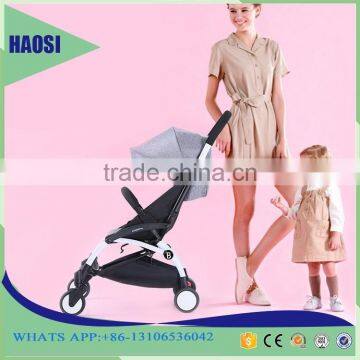 China manufacutured aluminium alloy light baby stroller