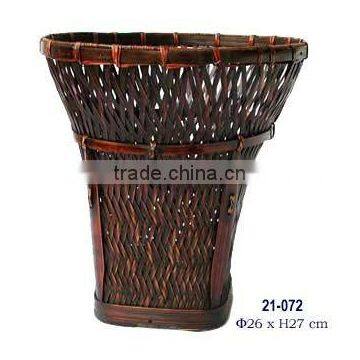 Bamboo flower basket