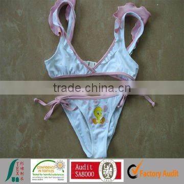 New Pattern Hot Sale Little Girls Bikini Swimwear Suit photo-3