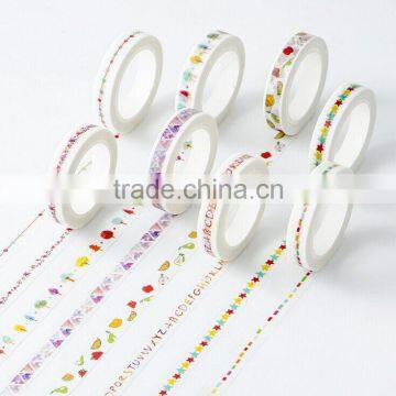 9mm*10m Paper Tape DIY Planner Accessories Thin Style Adhesive Tape photo-2