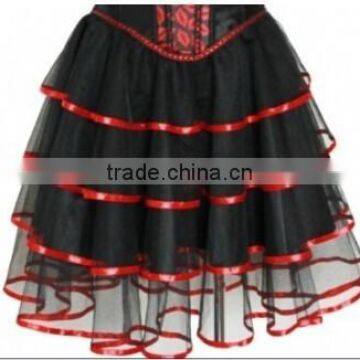 walson instyles wholesale Black Sexy Ladies Womens Organza Tutu Skirt Costume Fancy Dress