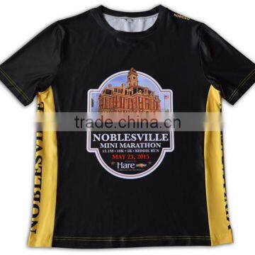 Custom Dye Sublimation Full T-shirt Printing All Over Sublimation Printing T-shirt photo-4