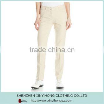 Custom made light weight golf pants/golf trousers for lady