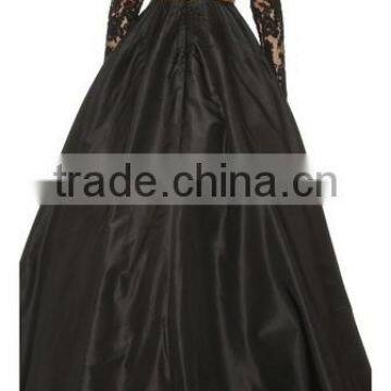 2016 Evening Skirt Fashion Flared Ladies Floor Long Skirt High Waist Pleated Ladies SkirtsOEM photo-2