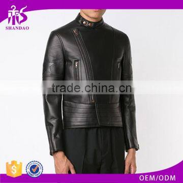 China Manufacturer Price OEM Service Super Quality Genuine Leather European Winter Coats for Men