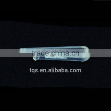 4.0*0.9*0.4cm Cheap With Teeth U-shape Clips Transparent Plastic Clips for Packing photo-4