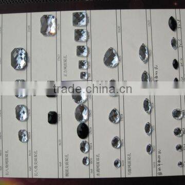 Acrylic Rhinestone With Holes