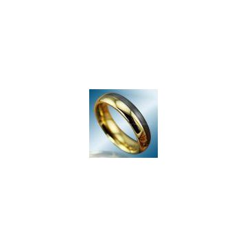 Two Color Gold Plated Dome Tungsten Ring Wholesales