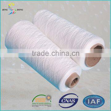 optical white 20/4 TFO polyester spun yarn