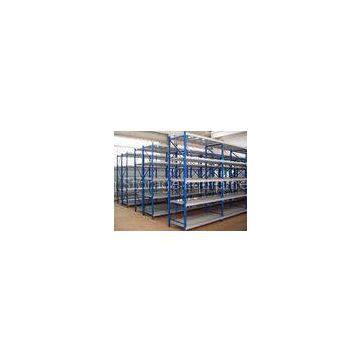 Blue Steel Medium Duty Racking With Box-shape Beam 8m Vertical Storage Racks