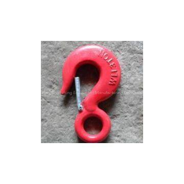 US Type Eye Hoist Hook With Latch