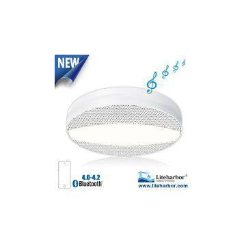 12W Ceiling LED Bluetooth Speaker Light From Liteharbor