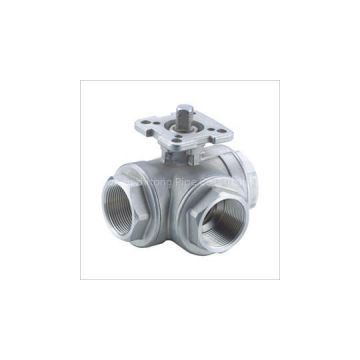 Female Thread Tee Ball Valve