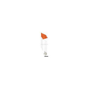 Hard Ground Portable  Corner Flag with Large Spring & Plates