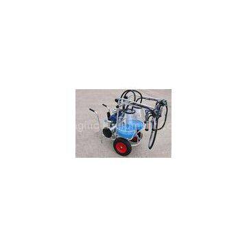 25L Goats Mobile Milking Machine With Transparent Bucket , Single / Double