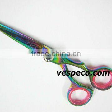 Multi colour scissor with moon star lazer marking