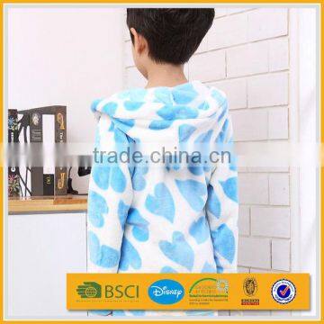 wholesale cheap white cute animal personalized embroidery hooded kids bathrobe