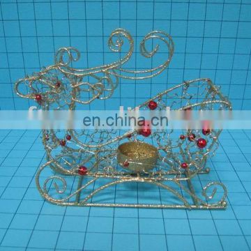 christmas decoration/christmas gift/ metal candlehodle