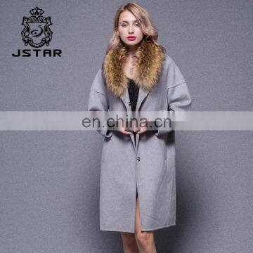 Top Grade Fashion Women Winter Wool Coat Lady Cashmere Winter Coat photo-3