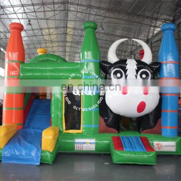 Cattle jumping castle toys games used commercial bounce houses for sale