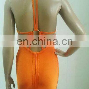 Amigo 2017 Runway Dresses Women Backless Sexy Summer Dress photo-6