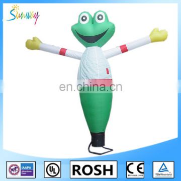 lovely frog inflatable air dancer, sky dancer for promotion or activity