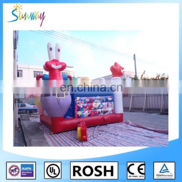 SUNWAY Inflatable Game Bouncer, Toddler Inflatable Bouncer, Usa Theme Inflatables