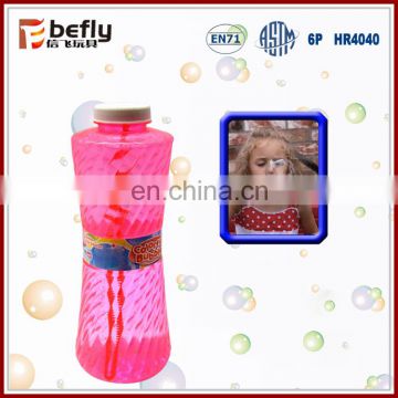 24 Oz pink transparent bottle shape soap bubble toy for sale