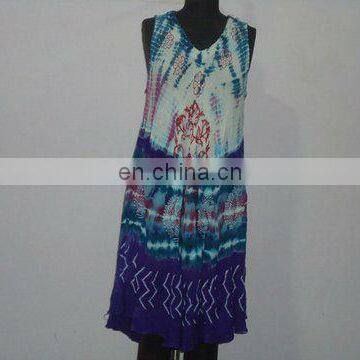 Rayon Tie Dye Dress