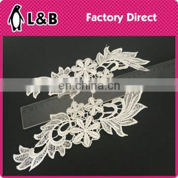 Customer Design Polyester Lace Patch for Pairs for Garment photo-2