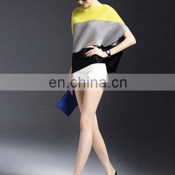 New Arrival 2017 Top Quality Pleated Blouse Plus Size