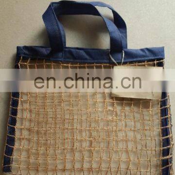 Jute Mesh Bag with Jute Mesh Window