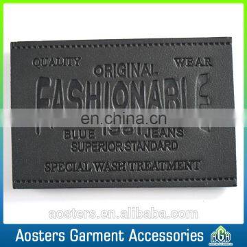 Fashion leather labels Custom leather label for garment