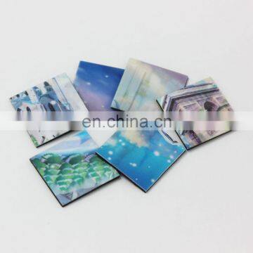 small fancy 3d resin beautiful square fridge magnet/ refrigerator magenet