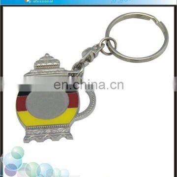 Popular unique gifts teapot keychains wholesale souvenir keychain