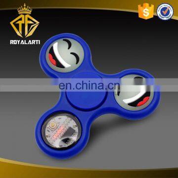 Newest Best Sale ABS LED Light Fidget Spinner Relieve Stress Tri-Spinner