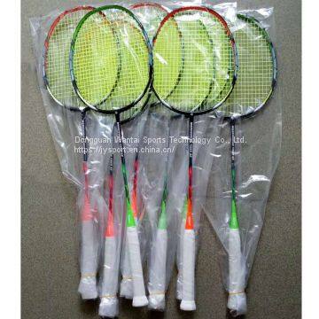 Brand OEM Carbon Fiber Badminton Racket With Cover Factory Custom Logo photo-3
