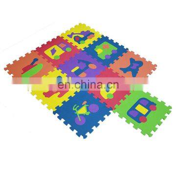 Melors Non Toxic Puzzle Mat Kids With Vehicle Patterns Jigsaw For Floor Play