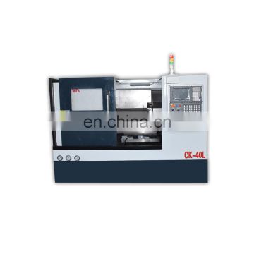 CK40L Cnc Lathe Machine with Headstock Spindle Servo Motor