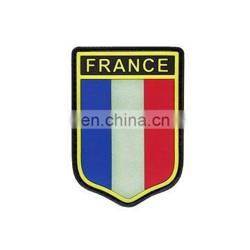 3d rubber patch logo with reflective pvc patch