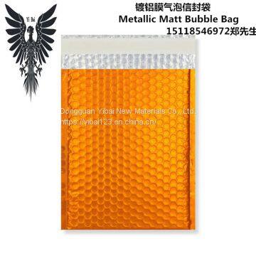 Orange Metallic Matt Bubble Bag