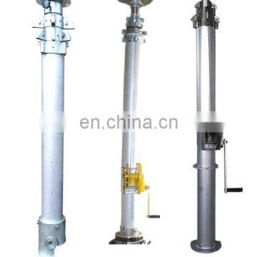 8m Silver Telescopic Mast With Manual Mechanical Winch Ham Radio photo-2