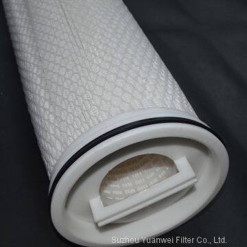 large filtration area high flow rates pleated PP high flow filter cartridges