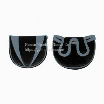 Mallet Type Personalize Embroidery Golf Putter Head Cover photo-2
