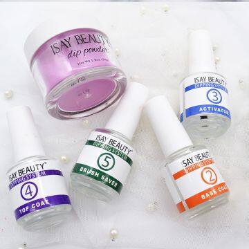 Super shiny 15ml non toxic nail dip nail dipping powder system starter kit beauty products dipping liquid