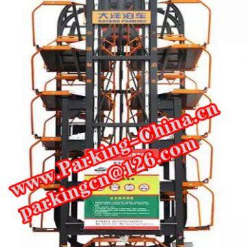 China rotary parking manufacturer, rotary parking system, CE multi puzzle parking stacker parking tower parking full automatic parking