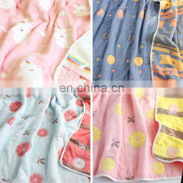 Mothers Wise Choice 10 Layers 100 Cotton Gauze Soft Warm Breathable Muslin Nontoxic Baby Wrap Swaddle Blanket With Small MOQ photo-7