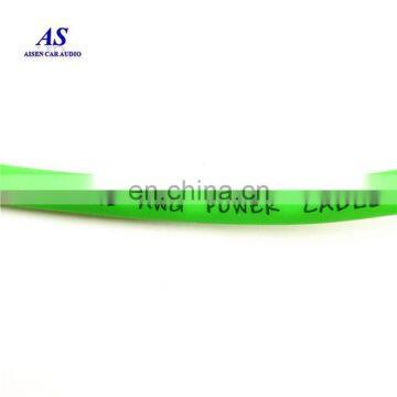 Car Audio Blue 1/0 AWG OFC to Dual 4 Gauge OFC Complete Amp Power Wire photo-3