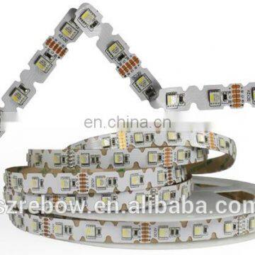 alibaba best seller 12vdc rgb ww zig zag led strip 15watt per meter 48leds/m