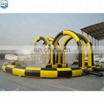 2018 factory customized ATV/Quad/GoKarts track, inflatable car race track,  inflatable race track for sale NB003-12